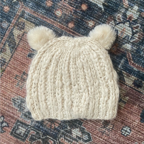 UO Cooperative Fuzzy Bear Beanie - Picture 1 of 3